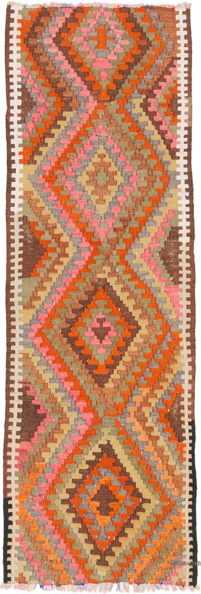Alfombra Kilim Tribal Vintage - 89 cm x 260 cm