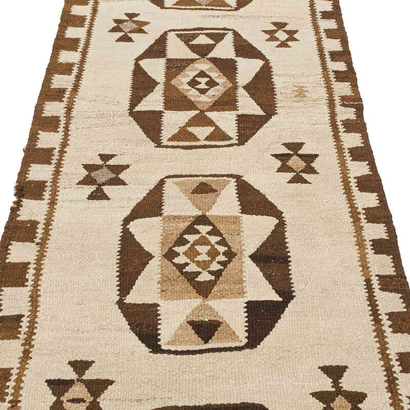 Alfombra Kilim Tribal Vintage - 84 cm x 266 cm - K0077325