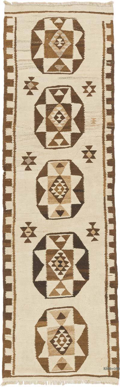 Alfombra Kilim Tribal Vintage - 84 cm x 266 cm
