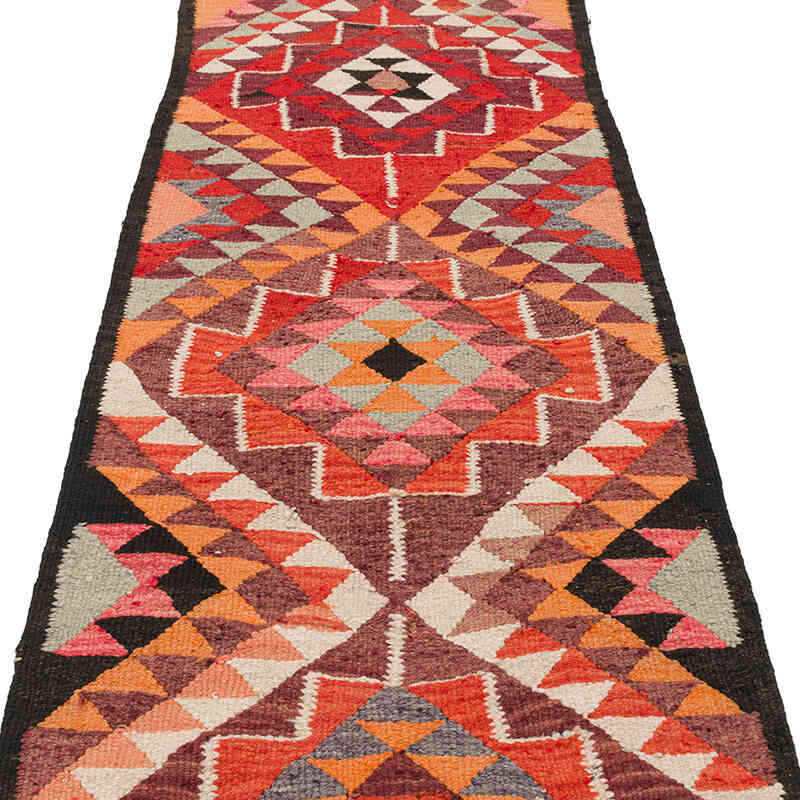 Vintage Anadolu Kilim Yolluk - 83 cm x 362 cm - K0077326