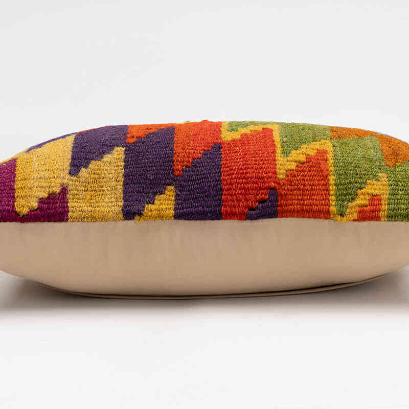 Kilim Yastık Kılıfı - 50 cm x 30 cm - K0077355
