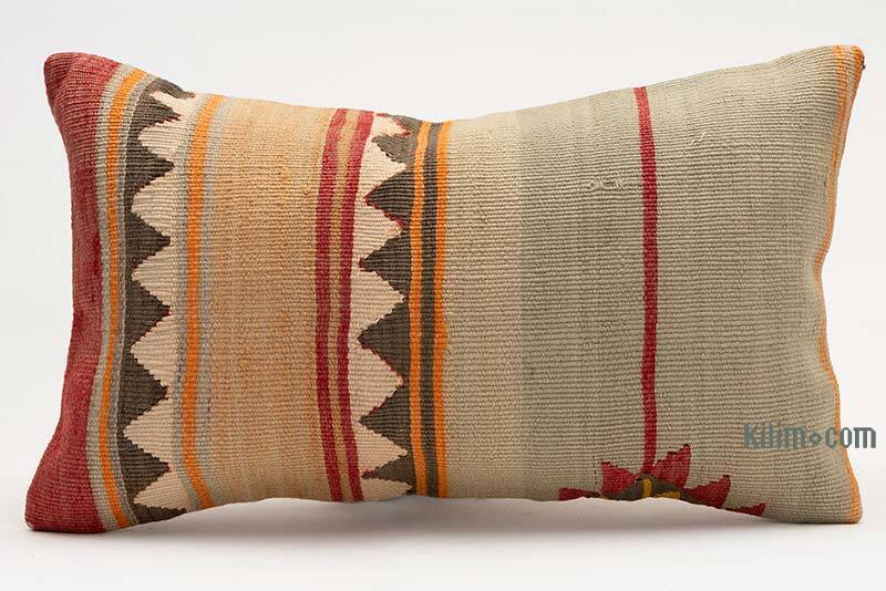 Kilim Pillow Cover - 1' 8" x 1'  (20" x 12") - K0077374