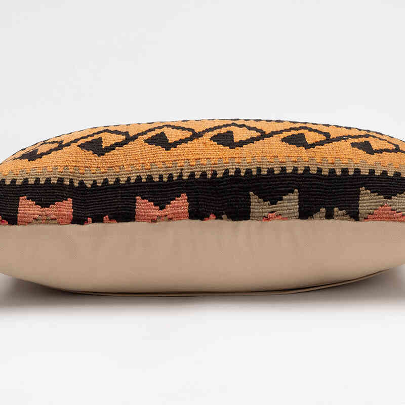 Kilim Pillow Cover - 1' 8" x 1'  (20" x 12") - K0077375