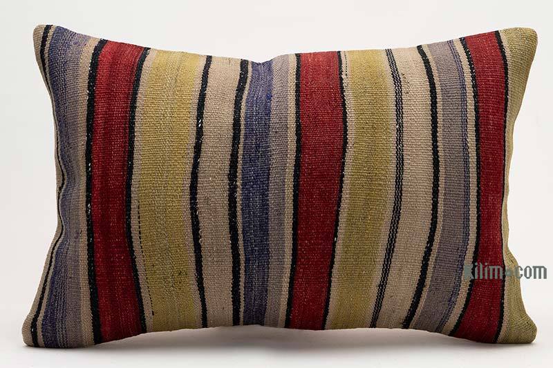Kilim Yastık Kılıfı - 60 cm x 40 cm - K0077437