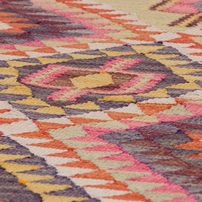 Vintage Tribal Kilim Runner - 2' 7" x 11' 6" (31" x 138") - K0077473