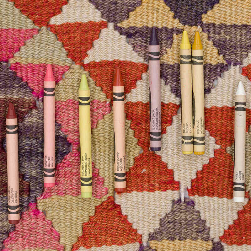 Vintage Tribal Kilim Runner - 2' 7" x 11' 6" (31" x 138") - K0077473