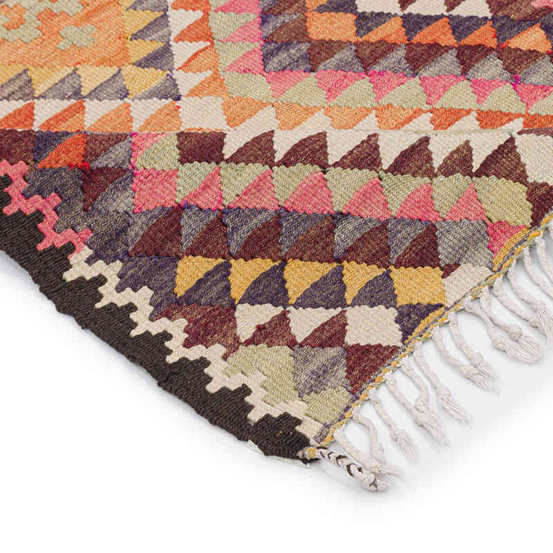 Vintage Tribal Kilim Runner - 2' 7" x 11' 6" (31" x 138") - K0077473