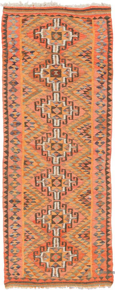 Vintage Anadolu Kilim Yolluk - 91 cm x 238 cm