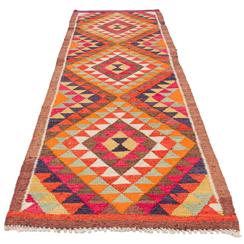 Alfombra Kilim Tribal Vintage - 84 cm x 273 cm - K0077478