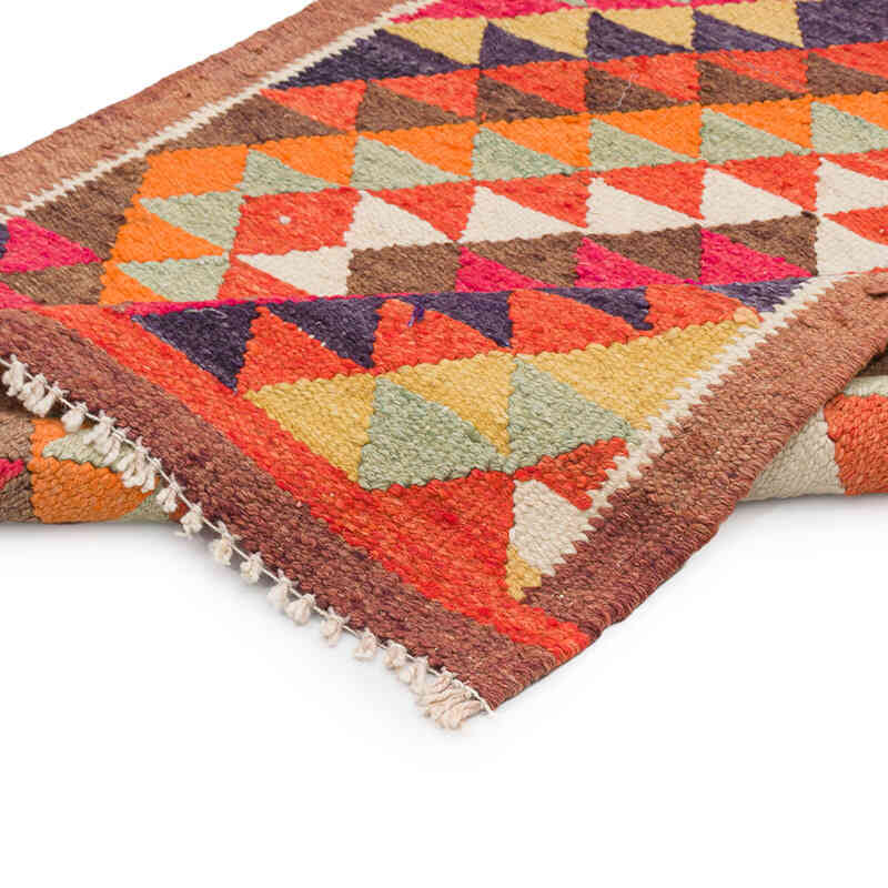 Alfombra Kilim Tribal Vintage - 84 cm x 273 cm - K0077478