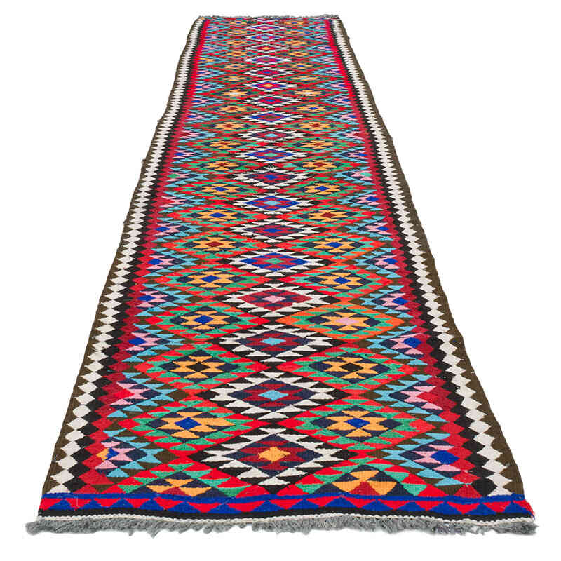 Vintage Anadolu Kilim Yolluk - 83 cm x 344 cm - K0077479