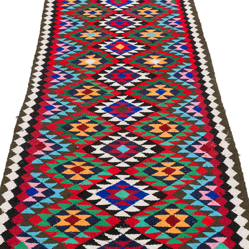 Vintage Anadolu Kilim Yolluk - 83 cm x 344 cm - K0077479
