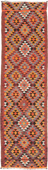 Vintage Anadolu Kilim Yolluk - 88 cm x 304 cm