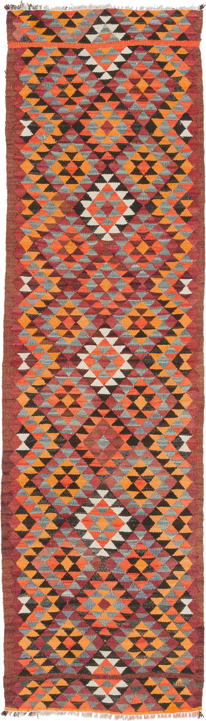 Vintage Anadolu Kilim Yolluk - 88 cm x 304 cm - K0077480