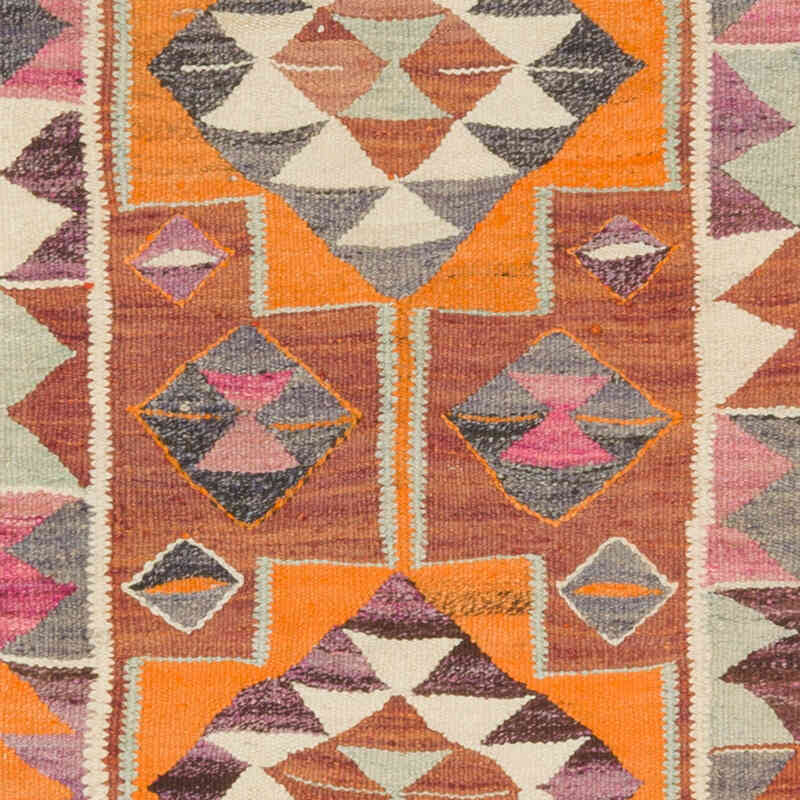 Vintage Anadolu Kilim Yolluk - 91 cm x 270 cm - K0077482