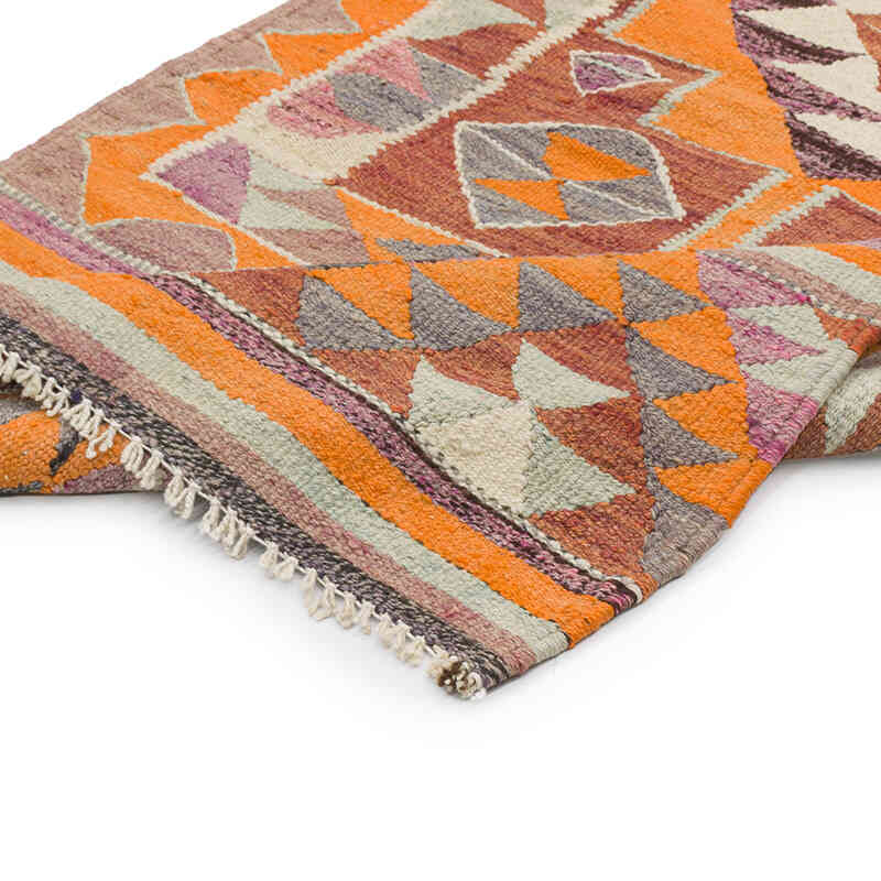 Vintage Anadolu Kilim Yolluk - 91 cm x 270 cm - K0077482