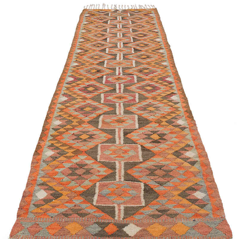 Vintage Anadolu Kilim Yolluk - 85 cm x 334 cm - K0077486