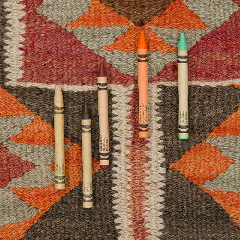 Vintage Anadolu Kilim Yolluk - 85 cm x 334 cm - K0077486