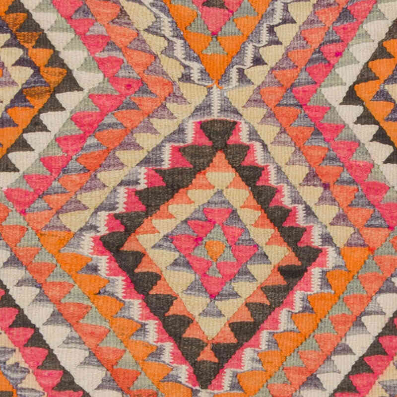 Vintage Tribal Kilim Runner - 2' 10" x 9' 4" (34" x 112") - K0077487