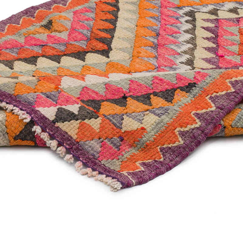 Vintage Tribal Kilim Runner - 2' 10" x 9' 4" (34" x 112") - K0077487