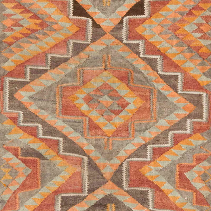 Alfombra Kilim Tribal Vintage - 90 cm x 336 cm - K0077488