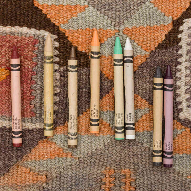 Alfombra Kilim Tribal Vintage - 90 cm x 336 cm - K0077488