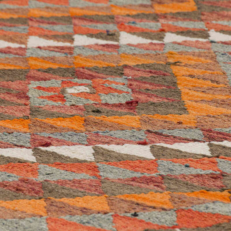 Vintage Anadolu Kilim Yolluk - 90 cm x 303 cm - K0077489