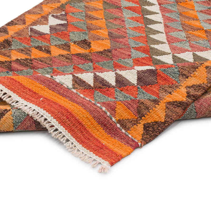 Vintage Anadolu Kilim Yolluk - 90 cm x 303 cm - K0077489
