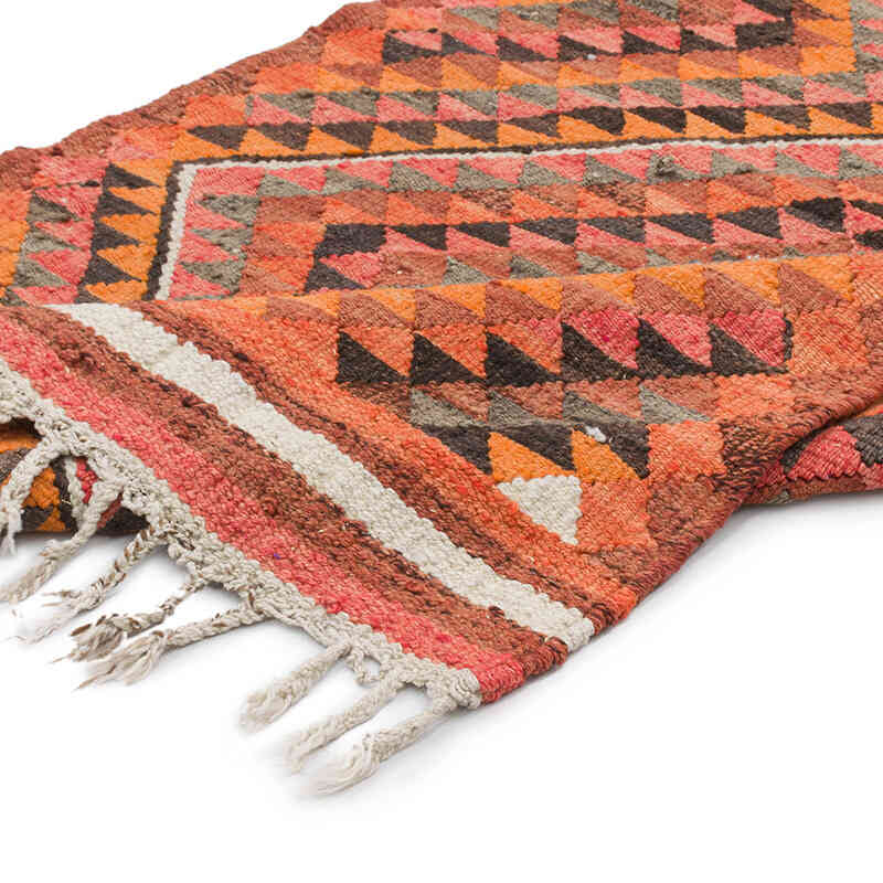 Alfombra Kilim Tribal Vintage - 85 cm x 302 cm - K0077493