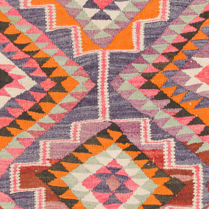 Alfombra Kilim Tribal Vintage - 98 cm x 341 cm - K0077495