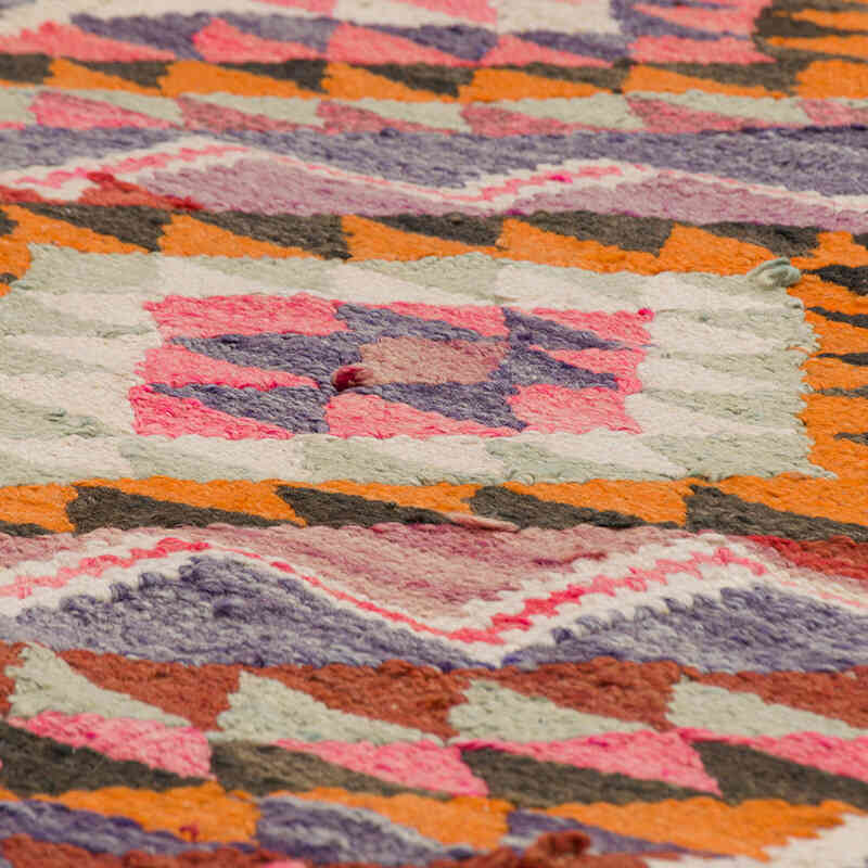 Alfombra Kilim Tribal Vintage - 98 cm x 341 cm - K0077495