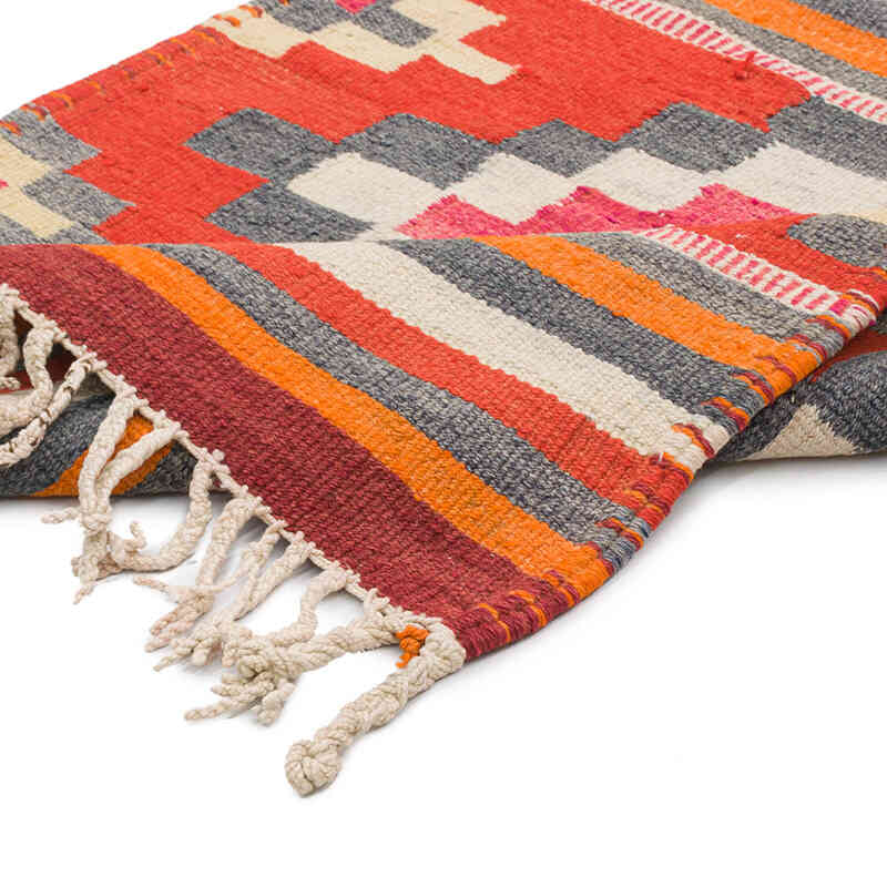 Alfombra Kilim Tribal Vintage - 90 cm x 298 cm - K0077497