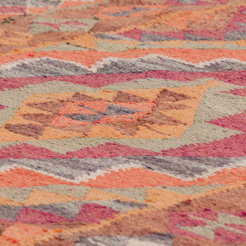 Alfombra Kilim Tribal Vintage - 95 cm x 334 cm - K0077498