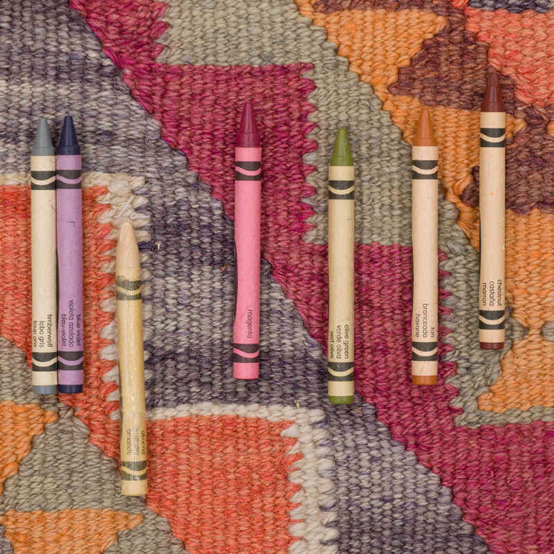 Alfombra Kilim Tribal Vintage - 95 cm x 334 cm - K0077498