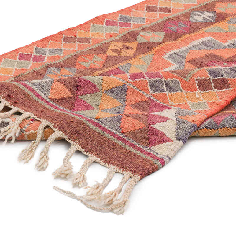 Alfombra Kilim Tribal Vintage - 95 cm x 334 cm - K0077498