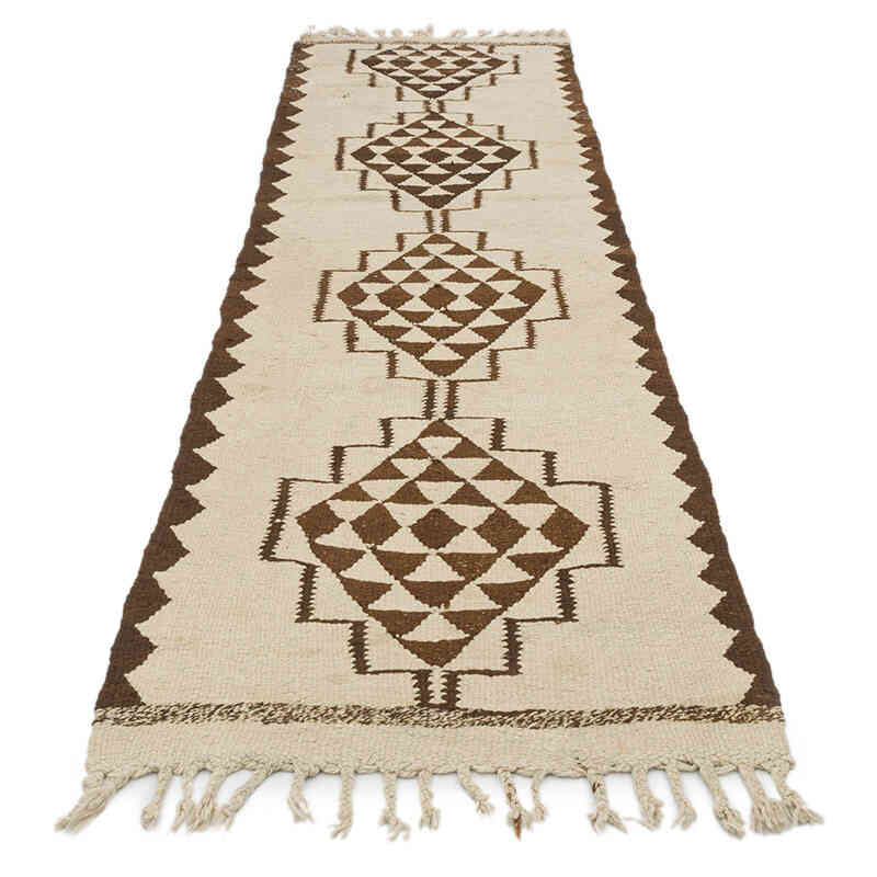 Vintage Tribal Kilim Runner - 2' 6" x 8' 11" (30" x 107") - K0077502
