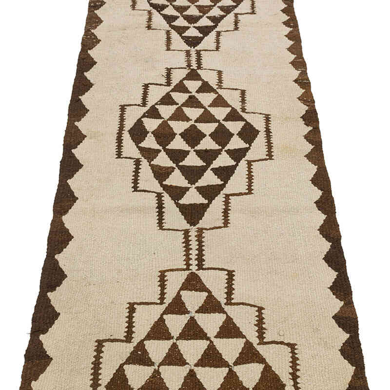 Vintage Tribal Kilim Runner - 2' 6" x 8' 11" (30" x 107") - K0077502