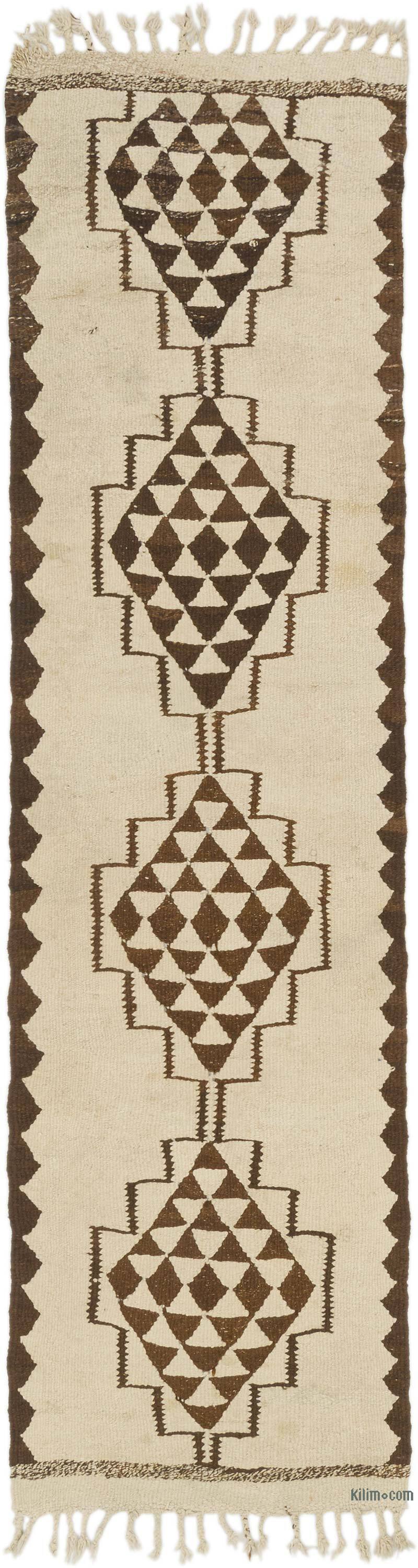 Vintage Tribal Kilim Runner - 2' 6" x 8' 11" (30" x 107") - K0077502
