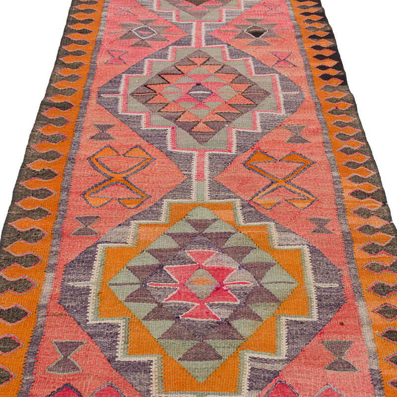 Vintage Anadolu Kilim Yolluk - 97 cm x 330 cm - K0077503