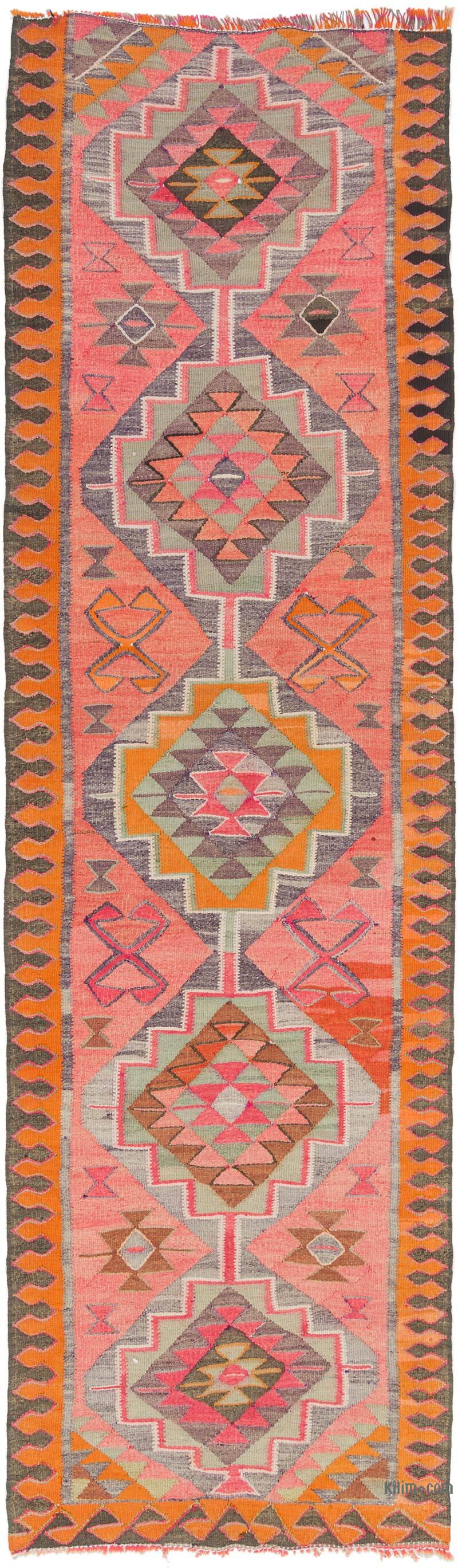 Vintage Anadolu Kilim Yolluk - 97 cm x 330 cm - K0077503