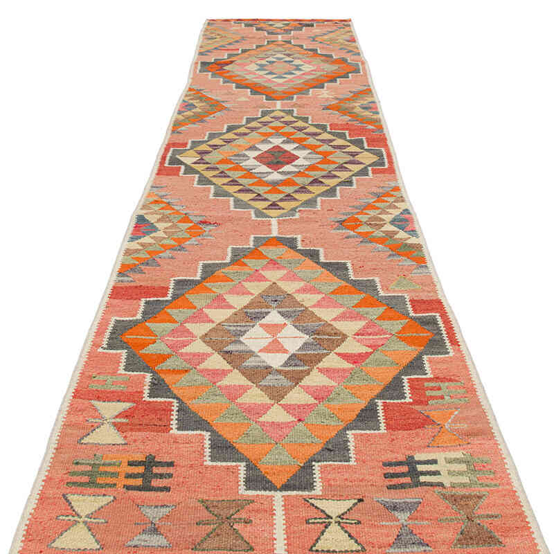 Alfombra Kilim Tribal Vintage - 87 cm x 360 cm - K0077504