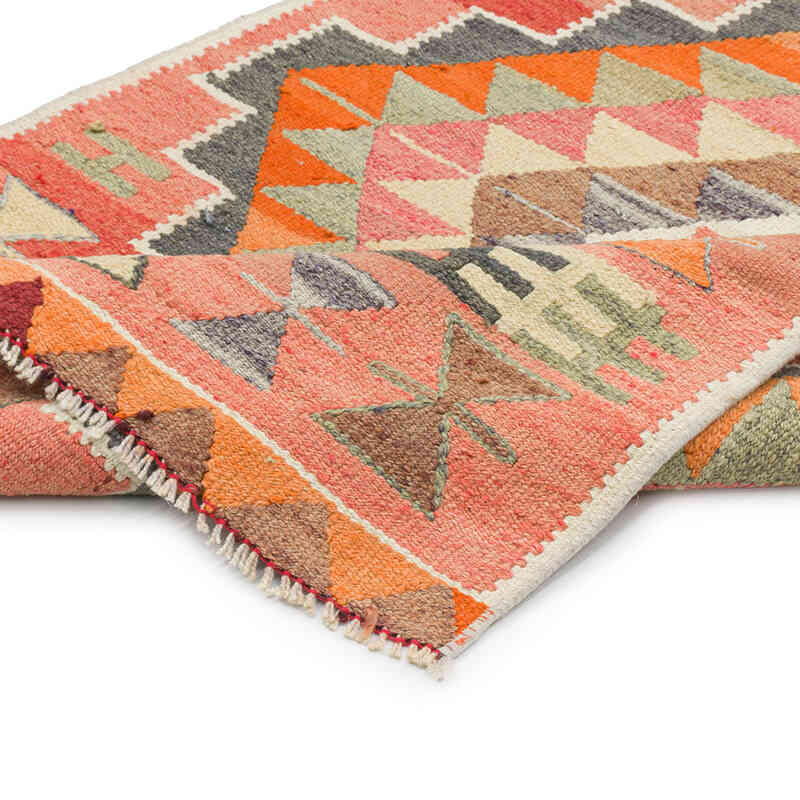 Alfombra Kilim Tribal Vintage - 87 cm x 360 cm - K0077504