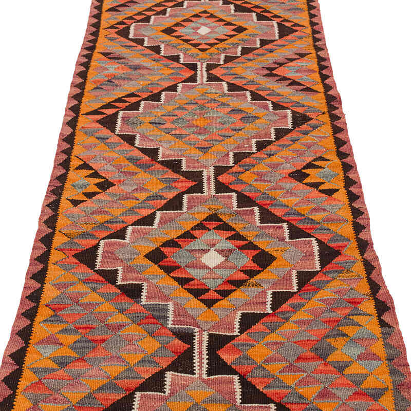 Alfombra Kilim Tribal Vintage - 83 cm x 311 cm - K0077508