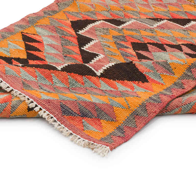 Alfombra Kilim Tribal Vintage - 83 cm x 311 cm - K0077508