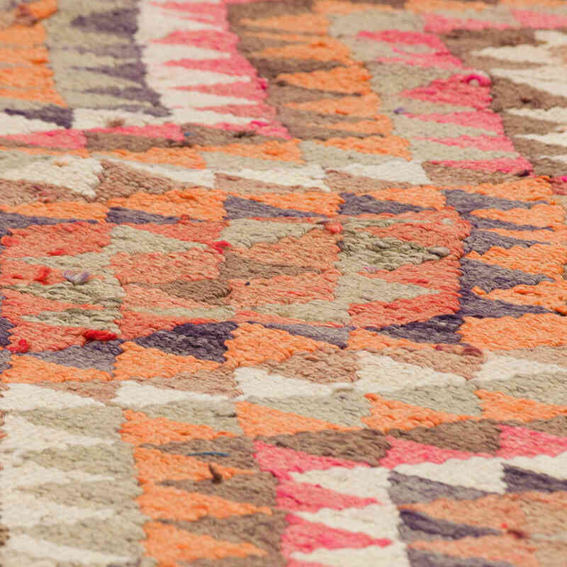 Vintage Tribal Kilim Runner - 3' 4" x 10' 4" (40" x 124") - K0077510