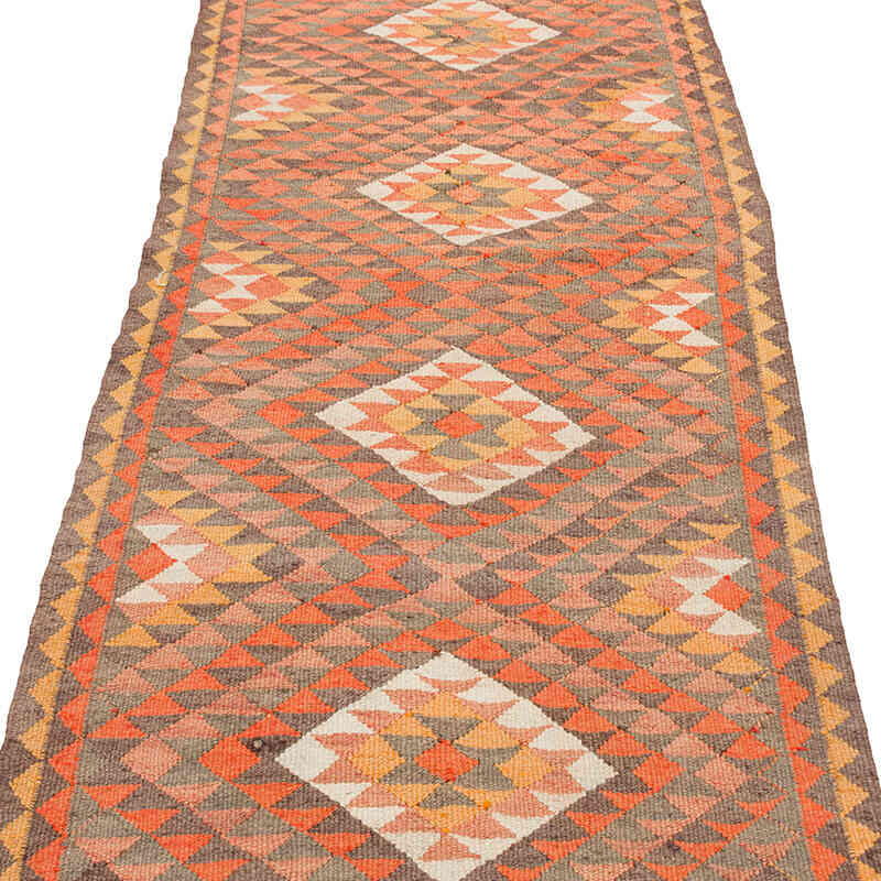 Vintage Tribal Kilim Runner - 2' 7" x 9' 10" (31" x 118") - K0077511