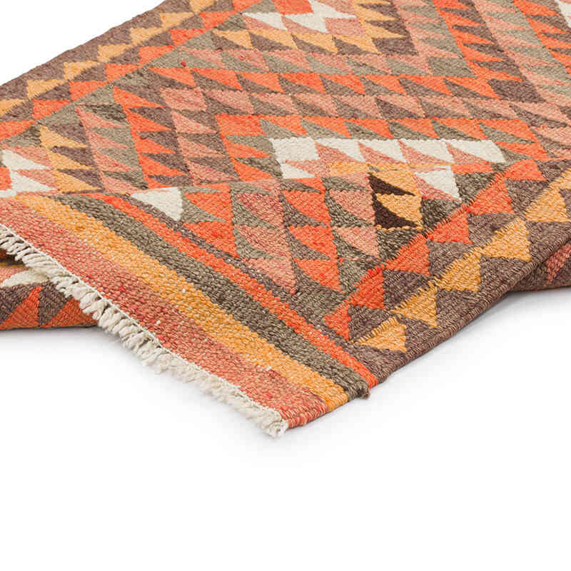 Vintage Tribal Kilim Runner - 2' 7" x 9' 10" (31" x 118") - K0077511