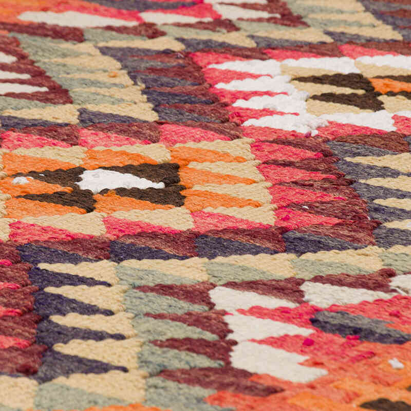 Vintage Tribal Kilim Runner - 2' 8" x 10' 11" (32" x 131") - K0077512