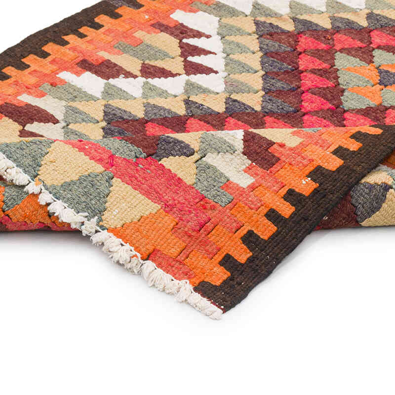 Vintage Tribal Kilim Runner - 2' 8" x 10' 11" (32" x 131") - K0077512