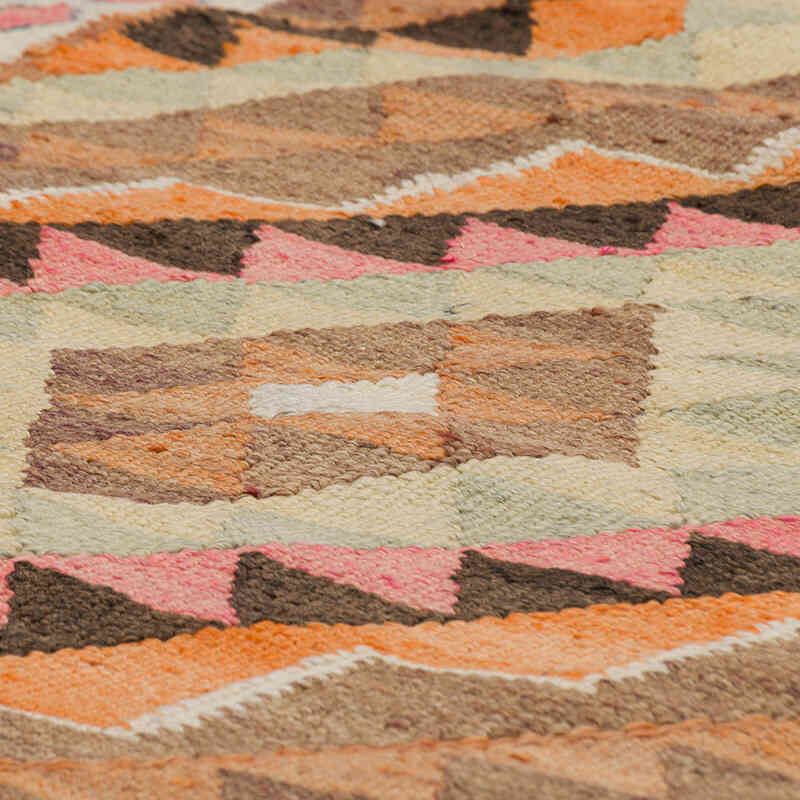Alfombra Kilim Tribal Vintage - 95 cm x 365 cm - K0077513